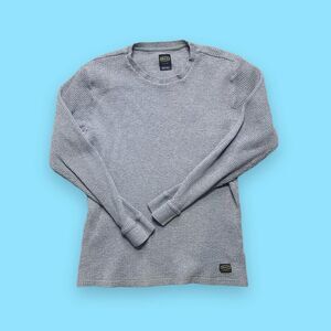 RVCA men’s light grey waffle knit size XL